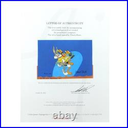 Bugs Bunny Daffy Duck Cel Chuck Jones Signed 1979 Warner Bros. Looney Tunes Art