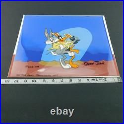 Bugs Bunny Daffy Duck Cel Chuck Jones Signed 1979 Warner Bros. Looney Tunes Art
