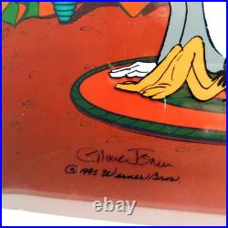 Bugs Bunny Daffy Duck Cel Just For Laughs Signed Chuck Jones Animation Cell