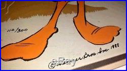 Bugs Bunny Daffy Duck Cel PRONOUN TROUBLE Signed Chuck Jones Warner Bros 1988