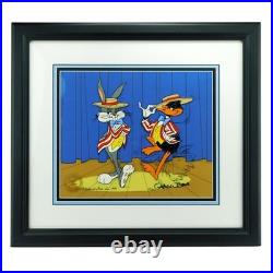 Bugs Bunny Daffy Duck Chuck Jones Cel Signed Limited Edition Art