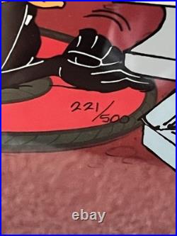 Bugs Bunny Daffy Duck Framed Just Fur Laughs Signed Chuck Jones Animation Cel