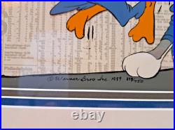 Bugs Bunny Daffy Duck Stock Traders Signed Chuck Jones Warner Bros LE