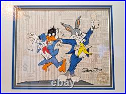 Bugs Bunny Daffy Duck Stock Traders Signed Chuck Jones Warner Bros LE