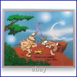 Bugs Bunny Dances with Wabbits Cel Chuck Jones Signed Looney Tunes Animation Art