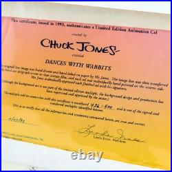 Bugs Bunny Dances with Wabbits Cel Chuck Jones Signed Looney Tunes Animation Art