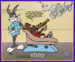 Bugs Bunny Earthling Limited Edition Animation Cell by Chuck Jones signed