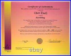 Bugs Bunny Earthling Limited Edition Animation Cell by Chuck Jones signed