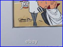 Bugs Bunny & Elmer Fudd BARBER OF SEVILLE ltd ed cel signed by Chuck Jones
