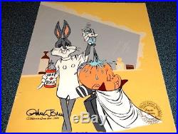 Bugs Bunny Elmer Fudd Cel Rabbit Of Seville II Signed Chuck Jones Warner Bros