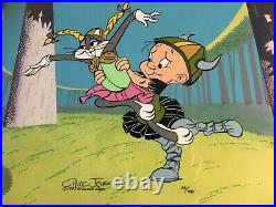 Bugs Bunny & Elmer-What's Opera, Doc IV, Signed Chuck Jones Animation Cel
