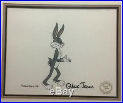 Bugs Bunny Original Animation Hand-Painted Disney Film Art Signed By Chuck Jones