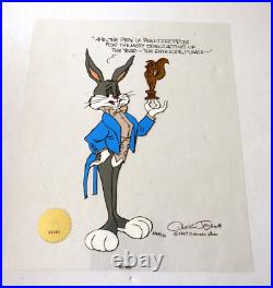 Bugs Bunny Pewlitzer Prize Animation Sericel AP 68/75 Warner Bros Signed