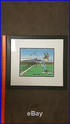Bugs Bunny Plays Tennis Animation Cel Warner Bros Signed Chuck Jones AP # 2/30