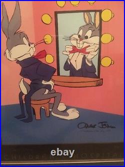 Bugs Bunny Poster, Signed Chuck Jones, Children's Hospital Auction Number 1/500