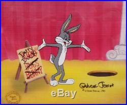 Bugs Bunny Production Cel Signed By Chuck Jones