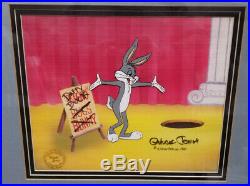 Bugs Bunny Production Cel Signed By Chuck Jones