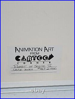 Bugs Bunny RABBIT OF SEVILLE Limited Edition WB Animation Cel signed Chuck Jones