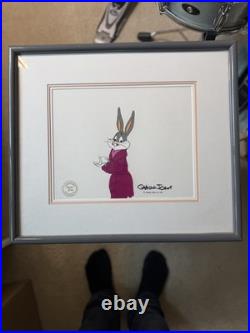 Bugs Bunny / Roadrunner Movie 1977 Chuck Jones Cell Art (signed with COA)