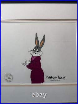Bugs Bunny / Roadrunner Movie 1977 Chuck Jones Cell Art (signed with COA)