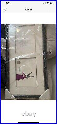 Bugs Bunny/Roadrunner Movie 1 of 1 Cel+Drawing Framed +COA signed by Chuck Jones