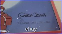 Bugs Bunny Santa Claus Limited Edition Cel Signed by Chuck Jones 23/100