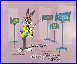 Bugs Bunny Spotlight LE Hand-painted Cel, Signed by McKimson Bros. 314/500