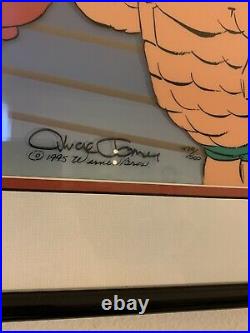 Bugs Bunny Warner Bros. Animation cel signed by Chuck Jones Bugs and Crusher