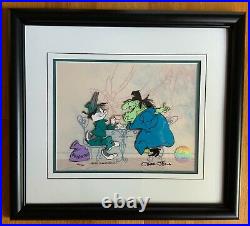 Bugs Bunny & Witch Hazel Limited Edition Cel Signed Chuck Jones COA 1992