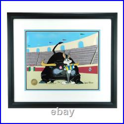 Bugs Bunny and Bull III Chuck Jones Cel Signed Limited Edition Art Looney Tunes Bugs Bunny and Bull III Chuck Jones Cel Signed Limited Edition Art Looney Tunes