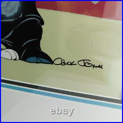 Bugs Bunny and Bull III Chuck Jones Cel Signed Limited Edition Art Looney Tunes