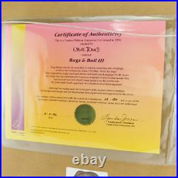 Bugs Bunny and Bull III Chuck Jones Cel Signed Limited Edition Art Looney Tunes Bugs Bunny and Bull III Chuck Jones Cel Signed Limited Edition Art Looney Tunes