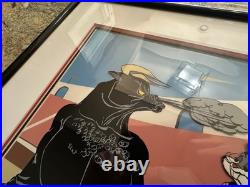 Bugs Bunny and Bull II Chuck Jones Cel Signed Limited Edition Looney Tunes Art