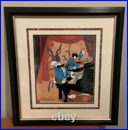 Bugs Bunny and Daffy In Concert, Signed By Chuck Jones Limited Ed. Animation Cel
