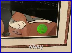 Bugs Bunny and Daffy In Concert, Signed By Chuck Jones Limited Ed. Animation Cel