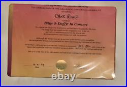 Bugs Bunny and Daffy In Concert, Signed By Chuck Jones Limited Ed. Animation Cel