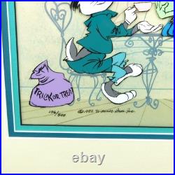 Bugs Bunny and Witch Hazel Chuck Jones Signed Animation Cel