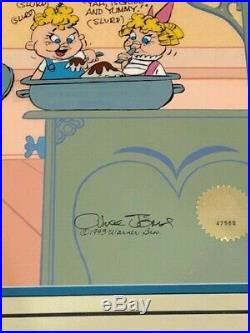 Bugs Bunny and Witch Hazel Truant Officer Limited Edition Signed By Chuck Jones