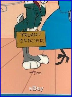 Bugs Bunny and Witch Hazel Truant Officer Limited Edition Signed By Chuck Jones