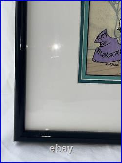 Bugs Bunny and Witch Hazel limited edition sericel Signed Chuck Jones COA