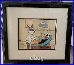 Bugs Bunny/daffy Duck Dentist Cel-chuck Jones Signed-rare Limited Edition (1987)