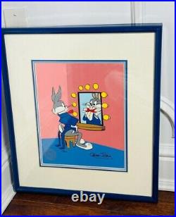 Bugs Bunny framed art signed by Chuck Jones 178/750 Rare