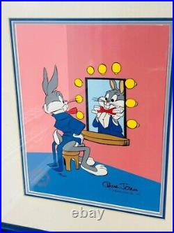 Bugs Bunny framed art signed by Chuck Jones 178/750 Rare