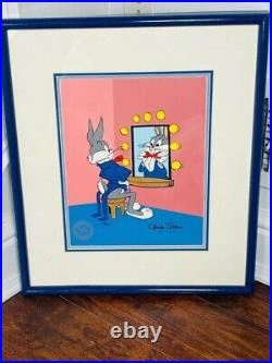 Bugs Bunny framed art signed by Chuck Jones 178/750 Rare