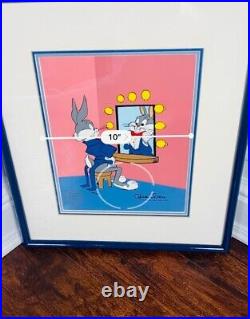 Bugs Bunny framed art signed by Chuck Jones 178/750 Rare