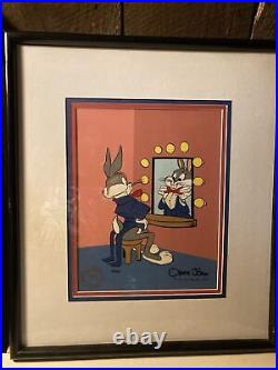 Bugs Bunny framed art signed by Chuck Jones 19/750 Rare EXCELLENT