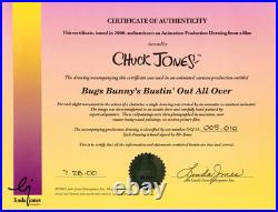 Bugs Bunny's Bustin' Out All Over Elmer Fudd, Chuck Jones Autograph COA 1980