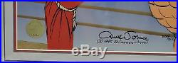 Bugs & Crusher Bugs Bunny Animation Art Cel Signed Chuck Jones Framed LE 300/500