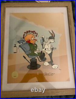 Bugs & Elmer Rabbit Of Seville Limited Edition Animation Cel