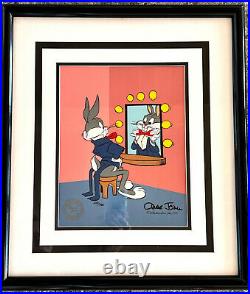 Bugs In The Mirror Original Cel Signed By Chuck Jones Framed And Mounted 227/750